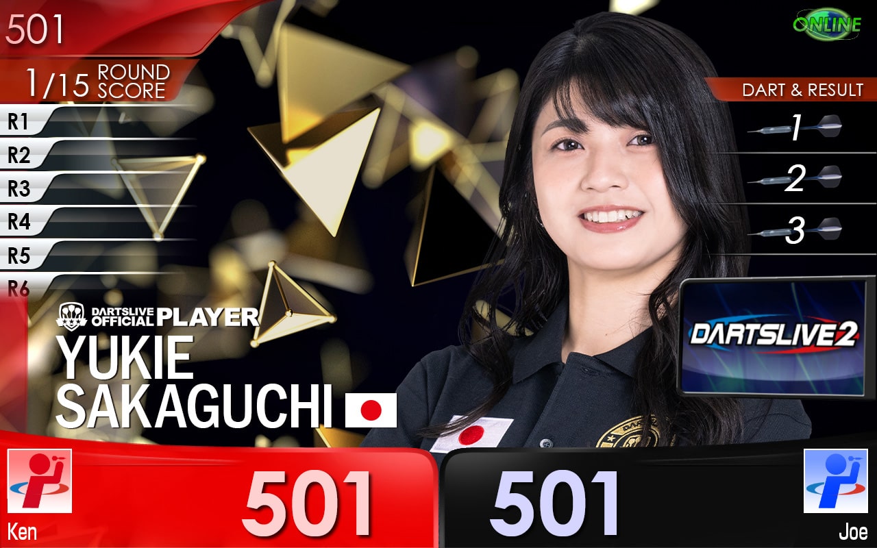Yukie Sakaguchi 坂口 優希恵 DARTSLIVE THEME
