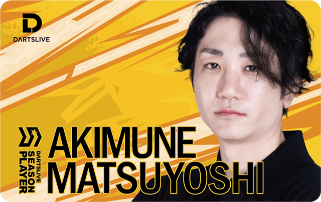 Akimune Matsuyoshi 松吉 輝宗 DARTSLIVE CARD