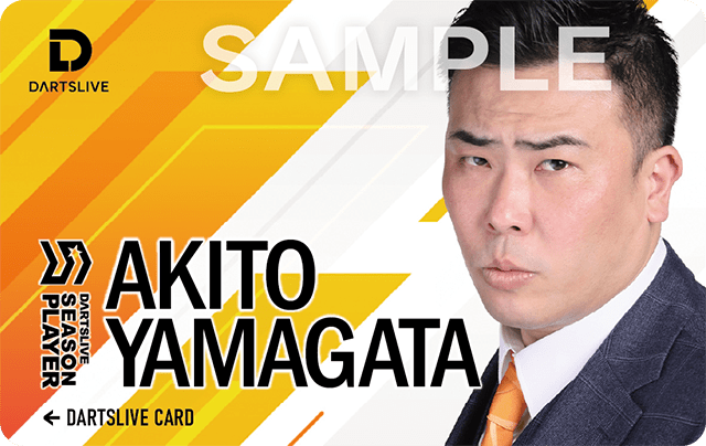 Akito Yamagata 山形 明人 DARTSLIVE CARD