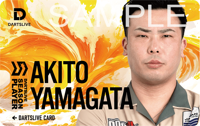Akito Yamagata 山形 明人 DARTSLIVE CARD