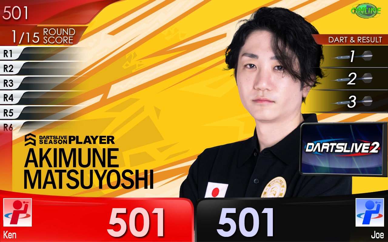 Akimune Matsuyoshi 松吉 輝宗 DARTSLIVE THEME