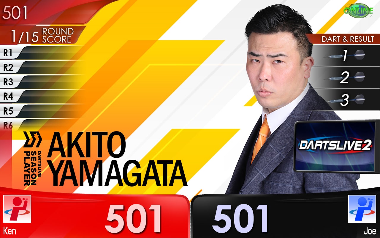 Akito Yamagata 山形 明人 DARTSLIVE THEME