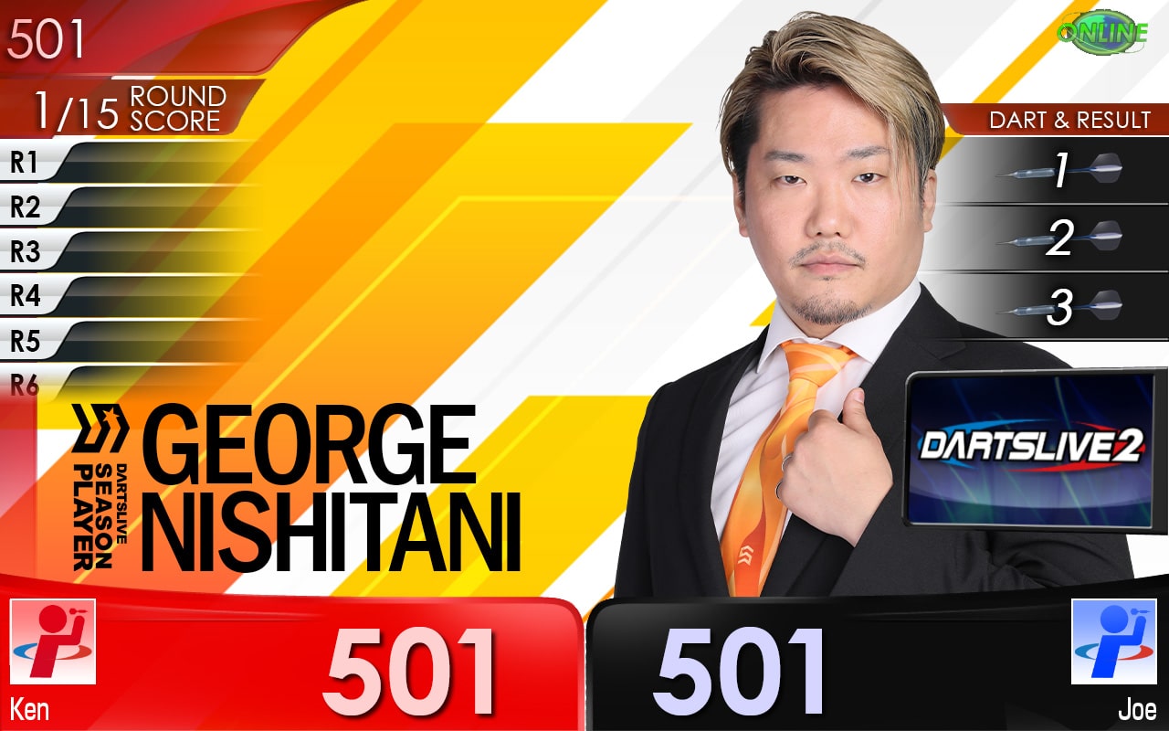 George Nishitani 西谷 譲二 DARTSLIVE THEME