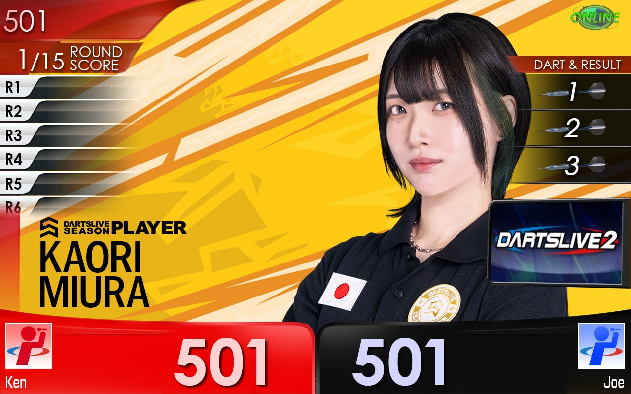 Kaori Miura 三浦 歌織 DARTSLIVE THEME