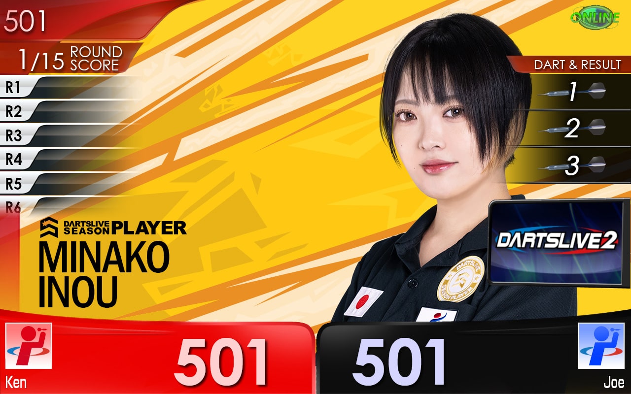Minako Inou 井能 実奈子 DARTSLIVE THEME