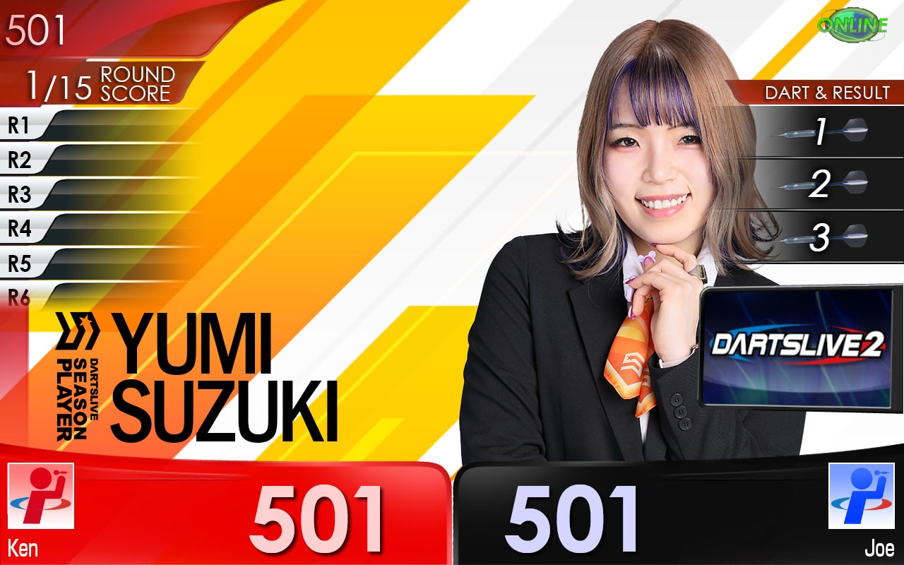 Yumi Suzuki 鈴木 優美 DARTSLIVE THEME