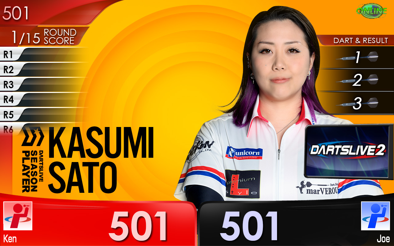 佐藤 かす美 DARTSLIVE THEME